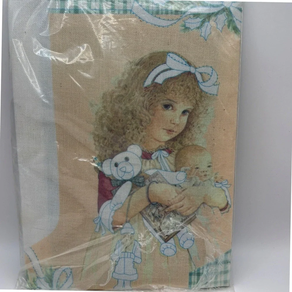 Vtg Needle Treasures Carol Stocking Crewel Kit 00839 Jan Hagara Open Complete
